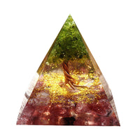 Amethyst Orgonite Pyramid - Orgone Energy Generator