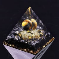 Amethyst Orgonite Pyramid - Orgone Energy Generator