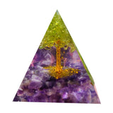 Amethyst Orgonite Pyramid - Orgone Energy Generator